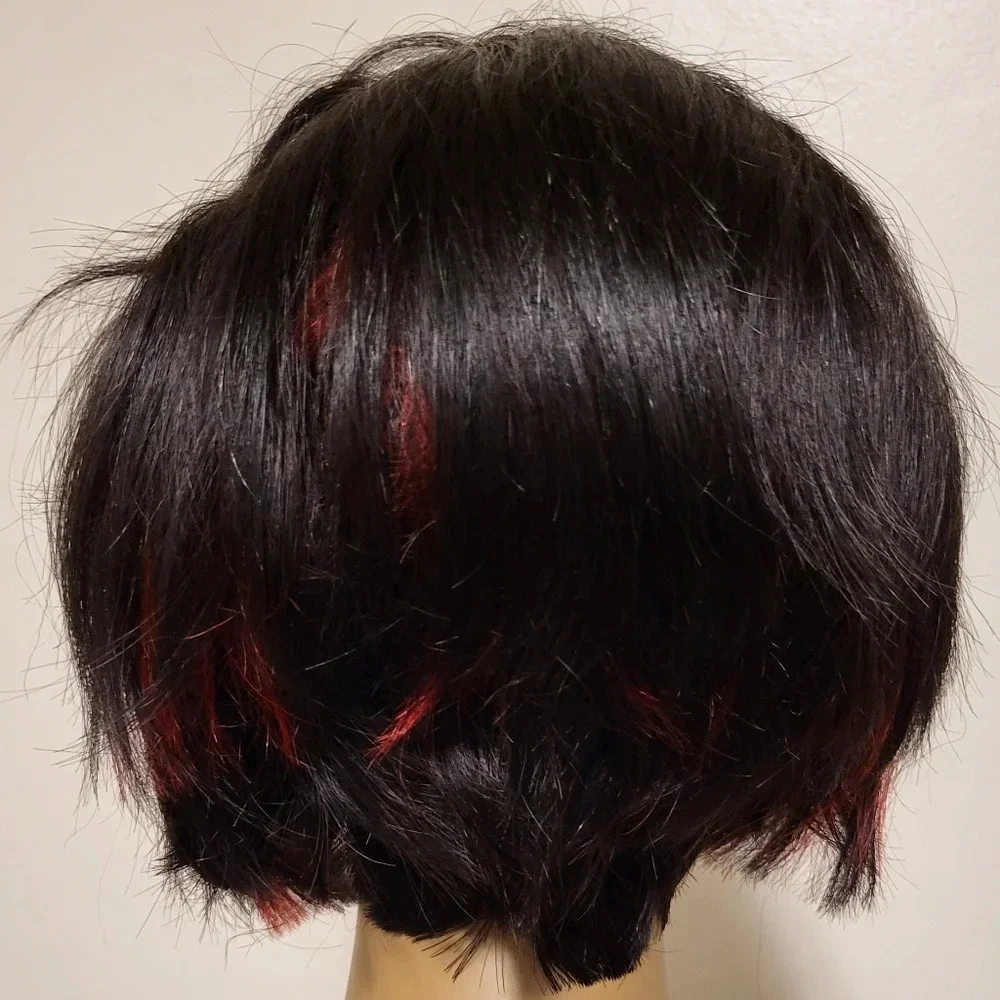 Vella Vella Remi 'Human Hair' Wig (RED/BLACK)